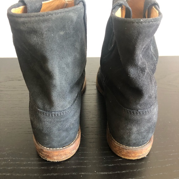 Isabel Marant Crisi in black suede ankle boots. Size 37. Made in Portugal - Picture 4 of 13